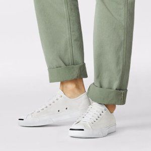 Converse Jack Purcell White Canvas Sneakers
